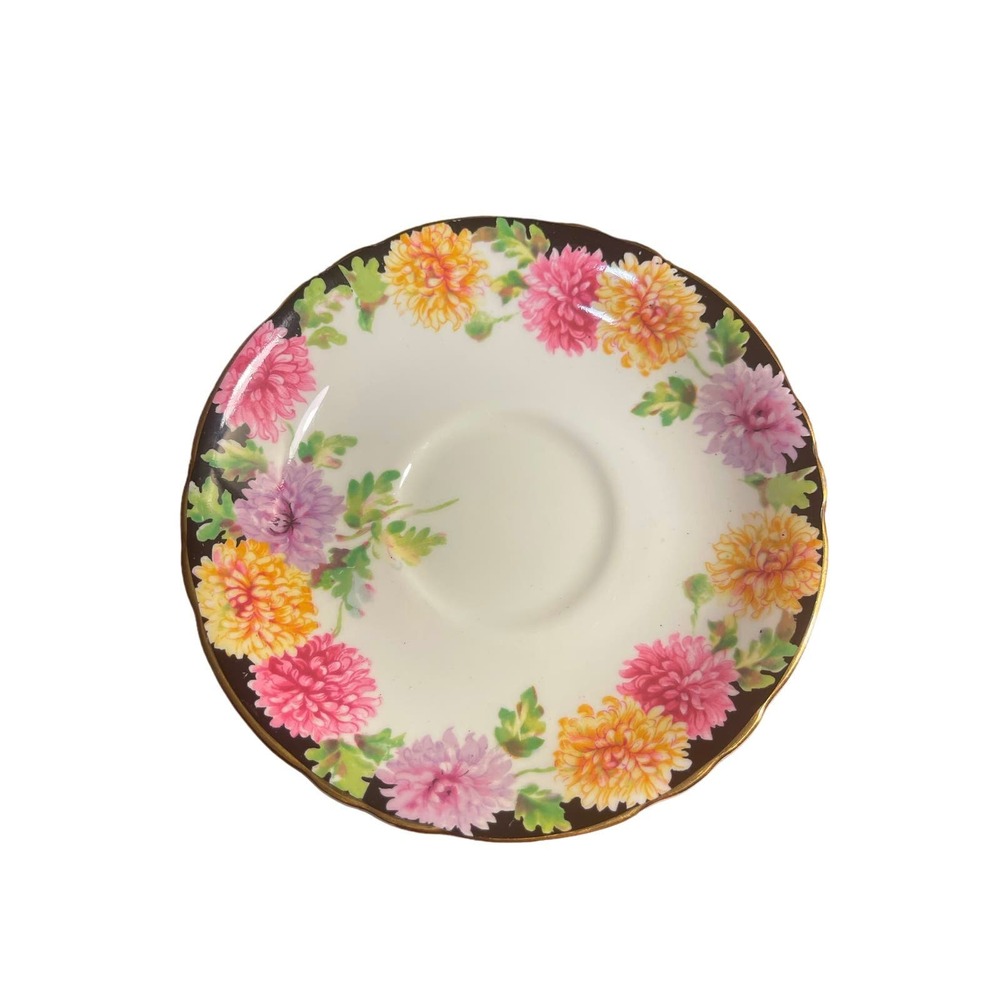 1939 Vintage PARAGON Fine Bone China Cup & Saucer CHRYSANTHEMUM (MUMS) FLOWERS - Picture 11 of 11
